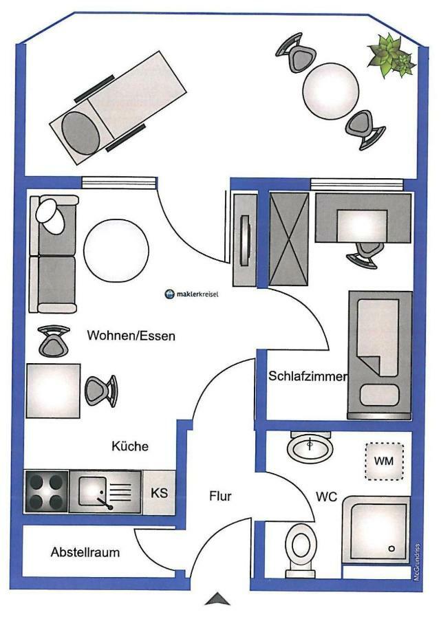 Kleine Mowe Ferienwohnung Dornumersiel Exterior foto